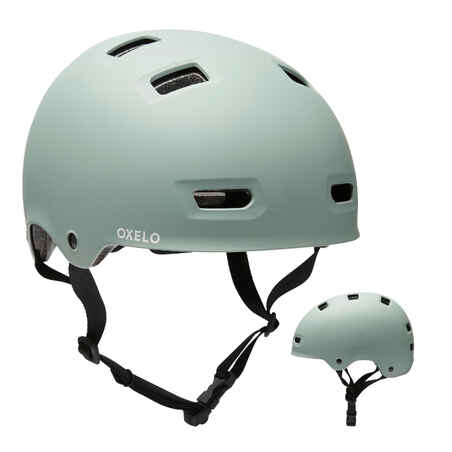 Inline Skating Skateboarding Scootering Helmet MF500 - Light Khaki