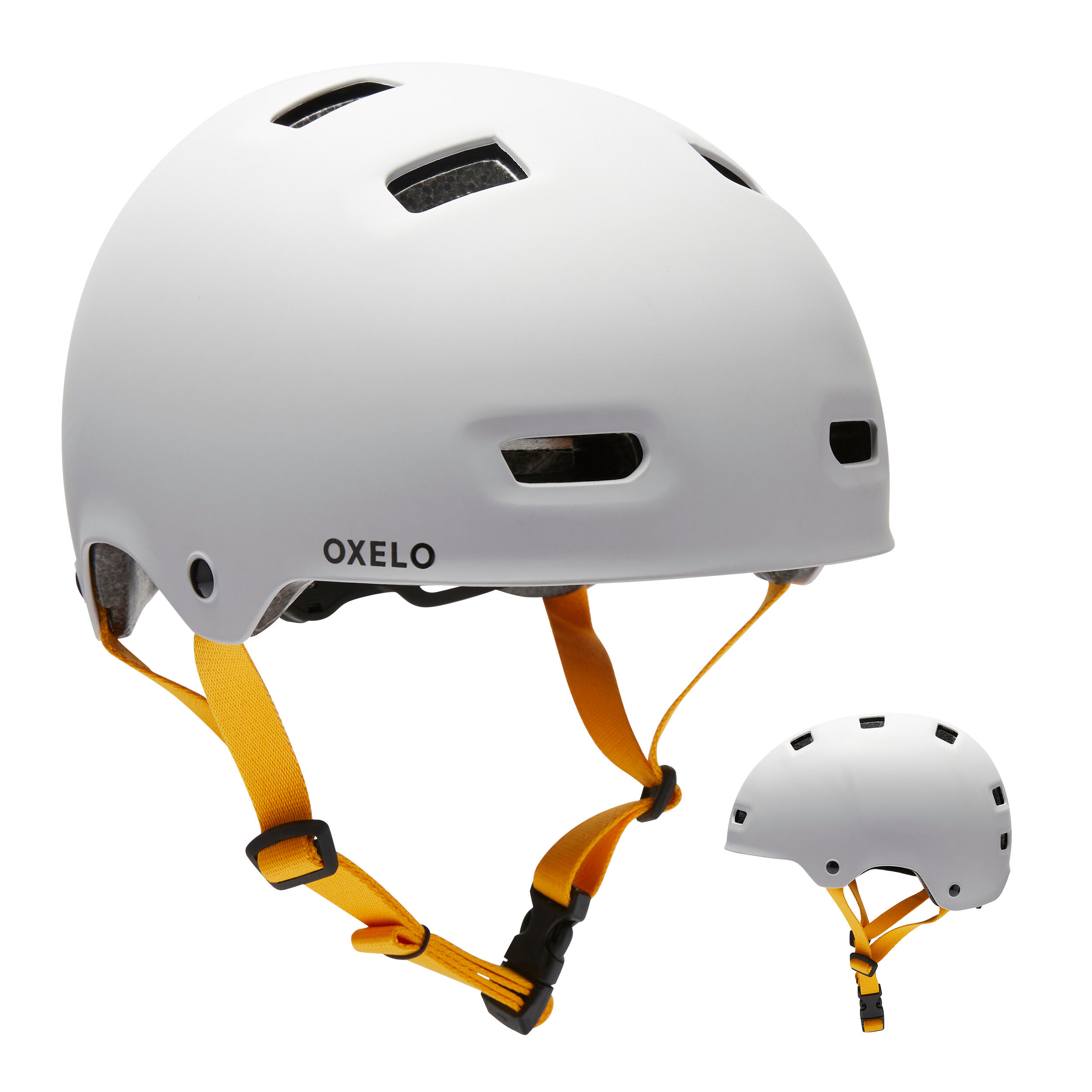 Roller Skating Skateboarding And Scootering Helmet Mf500 Gray