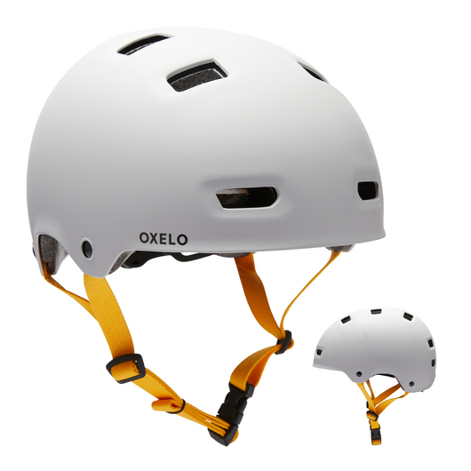 Casque roller skateboard trottinette MF500 greylo