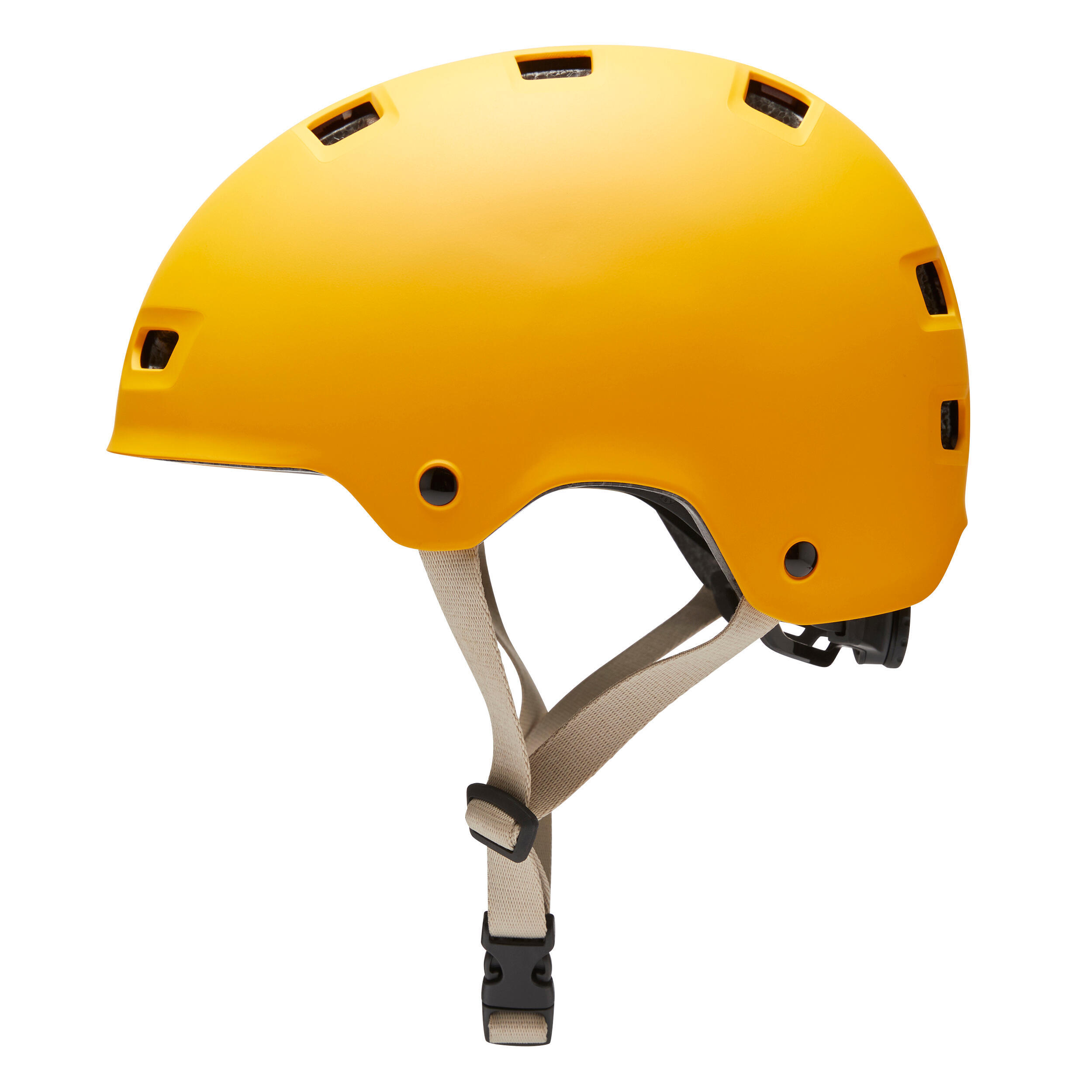 Inline Skating Skateboarding Scootering Helmet MF500 - Yellow 4/10