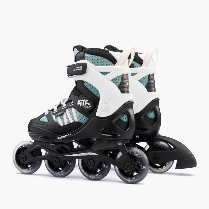 Patines en Línea para Niños Oxelo Patines de Fitness Fit 5 Caqui