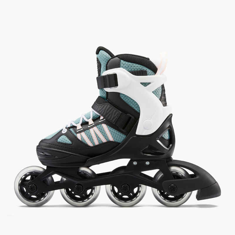 Patines en Línea para Niños Oxelo Patines de Fitness Fit 5 Caqui