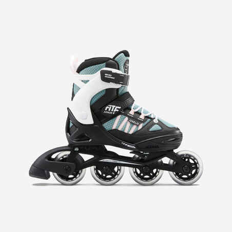 Patines en Línea para Niños Oxelo Patines de Fitness Fit 5 Caqui