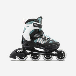 Fitness skates voor kinderen Fit 5 roze/kaki