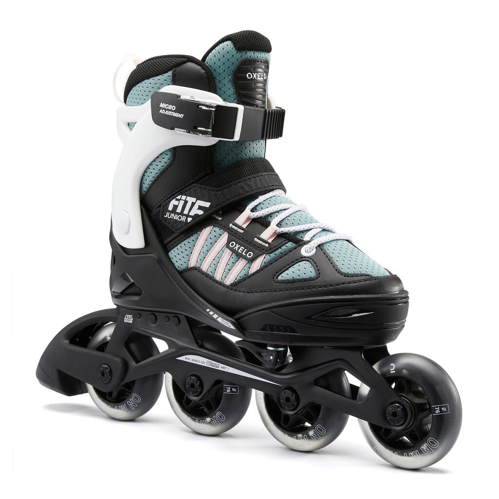 Patines en línea para niños Oxelo Fit5 verde menta