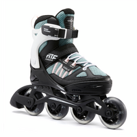 Roller fitness enfant FIT 5 Jr rose kaki