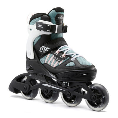 Roller fitness bambini FIT 5 rosa-verde