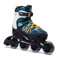 Roller fitness enfant FIT 5 Jr racing bleu