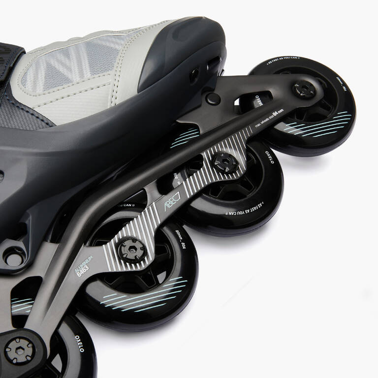 Sepatu Roda Inline Fitness Dewasa FIT500 - Ice Grey