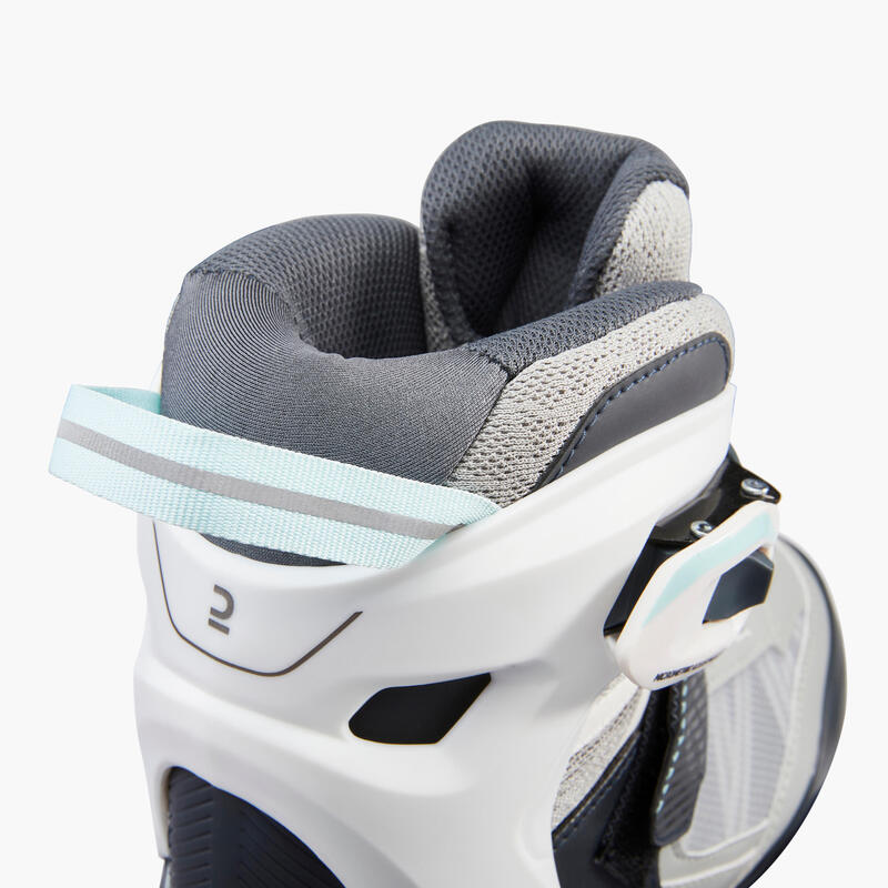 Fitness skates voor volwassenen FIT500 wit grijs