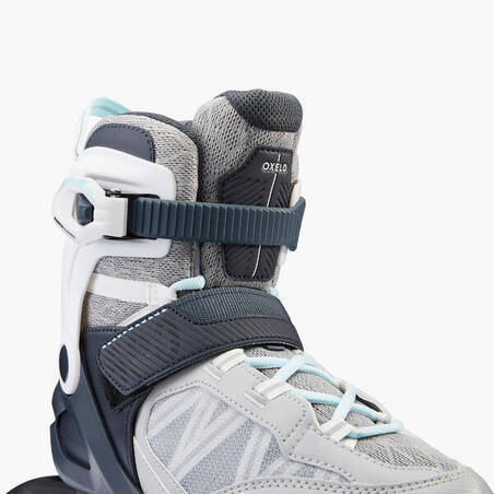 Sepatu Roda Inline Fitness Dewasa FIT500 - Ice Grey