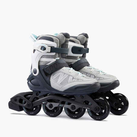 Patines Línea Oxelo Roller Fitness FIT500 Gris