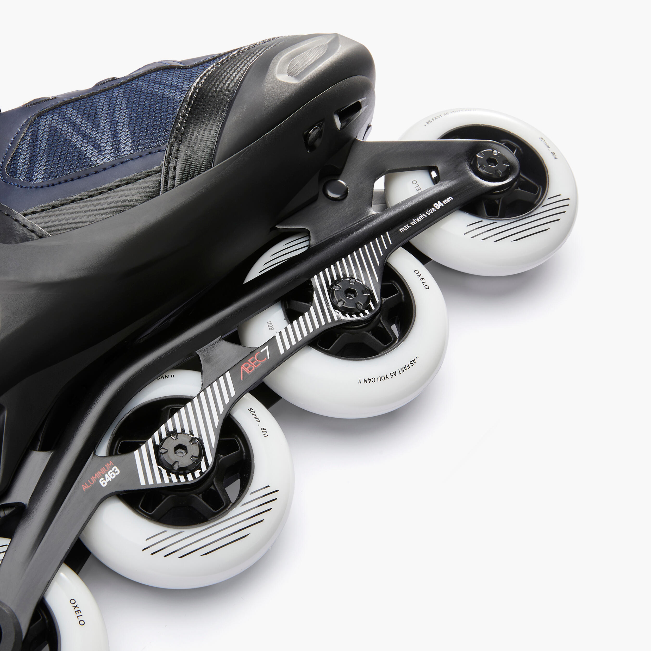 Inline Fitness Skates - Fit 500 Blue/Red - OXELO
