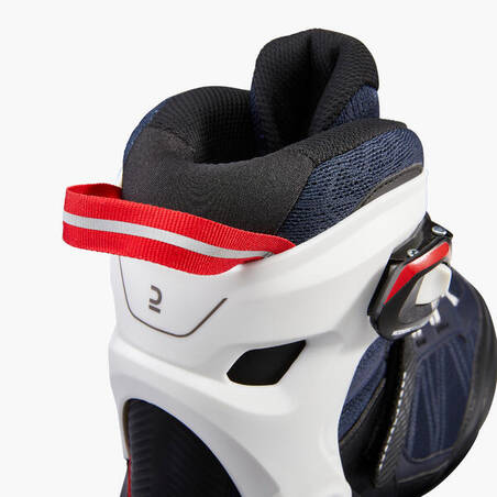 Sepatu Roda Fitness Inline Dewasa FIT500 - Biru/Merah