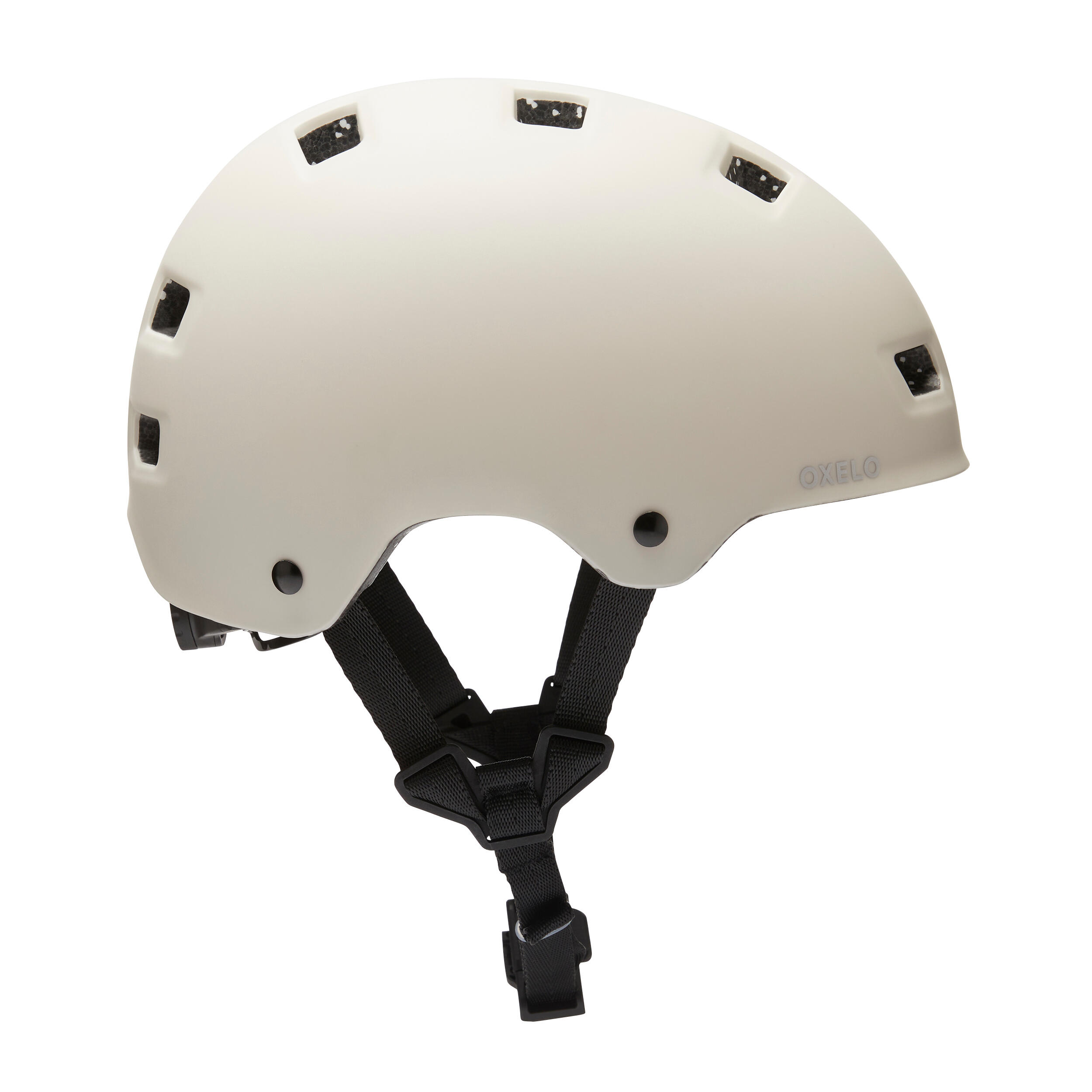 Oxelo - Casque De Roller Skateboard Trottinette Ultra Léger Mf900 Beige - Casque - Roller / Quad - Beige - 44l - Decathlon
