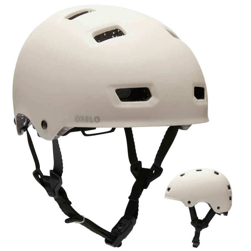 Inline Skating Skateboarding Helmet MF900 - Beige