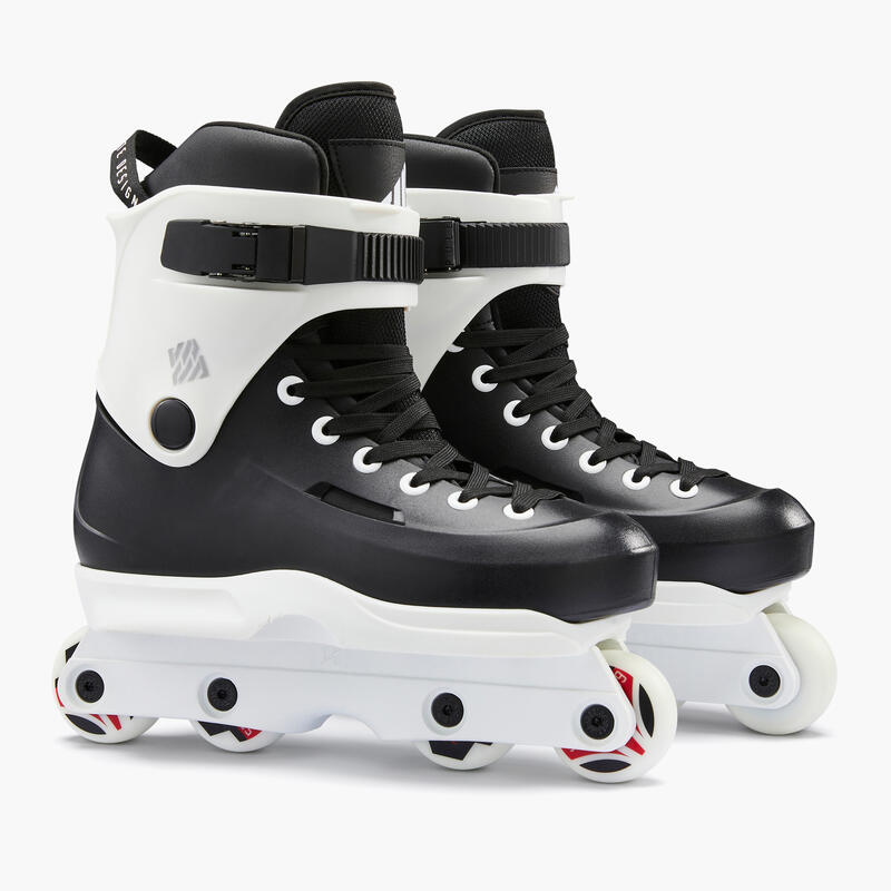 Patines Línea Adulto Agresivos USD Sway Negro Blanco