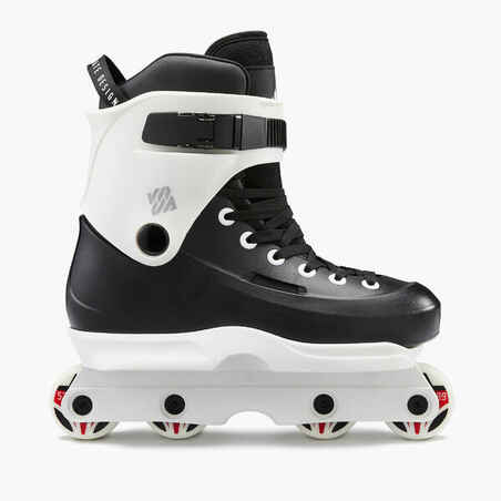 Adult Aggressive Inline Skates USD Sway - Black/White