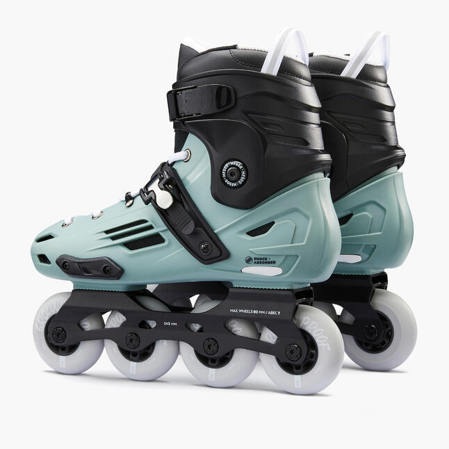 Adult Freeride Inline Skates MF500 Greylo OXELO Decathlon