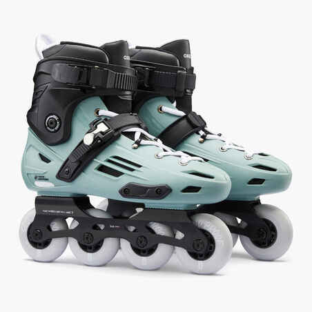 Freeride inline πατίνια ενηλίκων MF500 - Ανοιχτό Λαδί