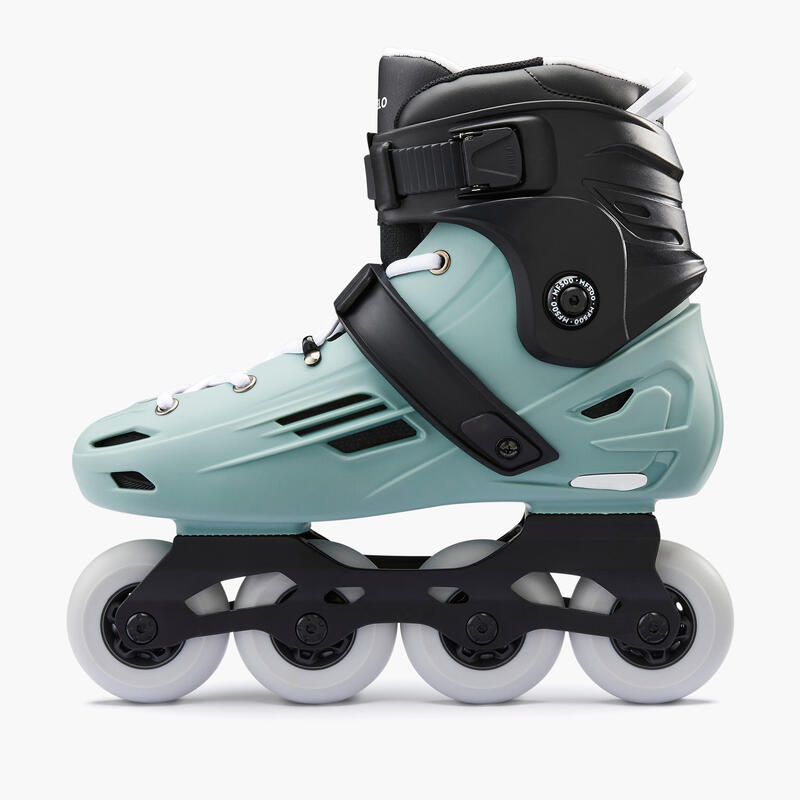Freeride skates voor volwassenen MF500 Light Khaki