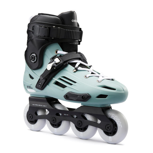 Adult Freeride Inline Skates MF500 Light Khaki