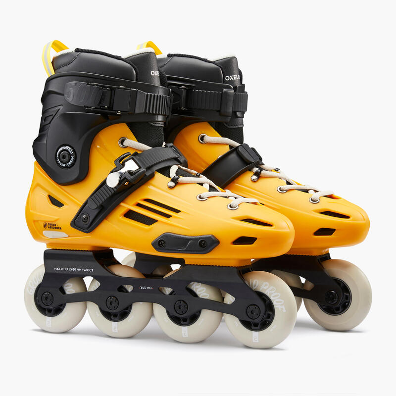 Roller Freeride adulto MF500 gialli