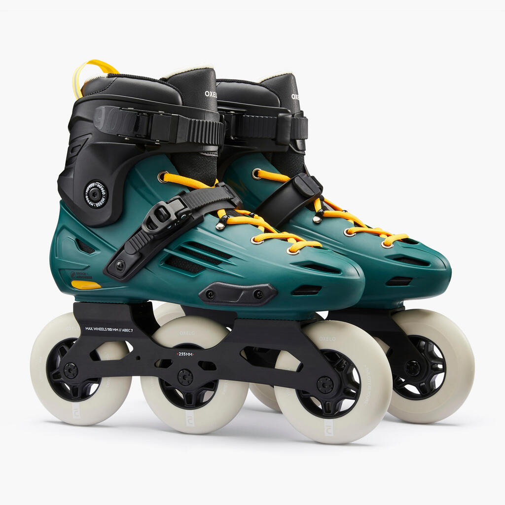 Inline Skates Inliner Freeskate MF900 Erwachsene urban green 