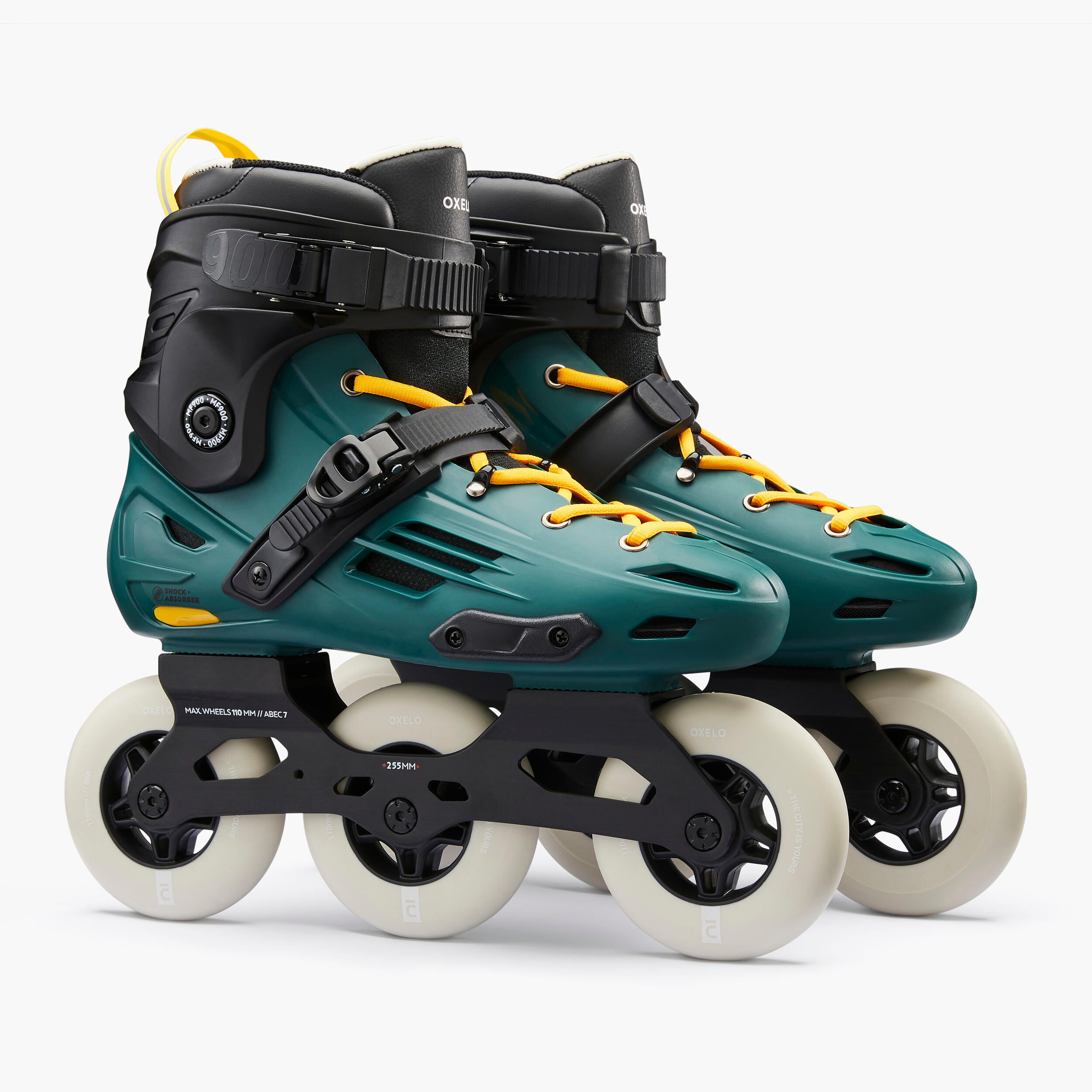 Adult Freeskate Inline Skates MF900 - Urban Green 5/14