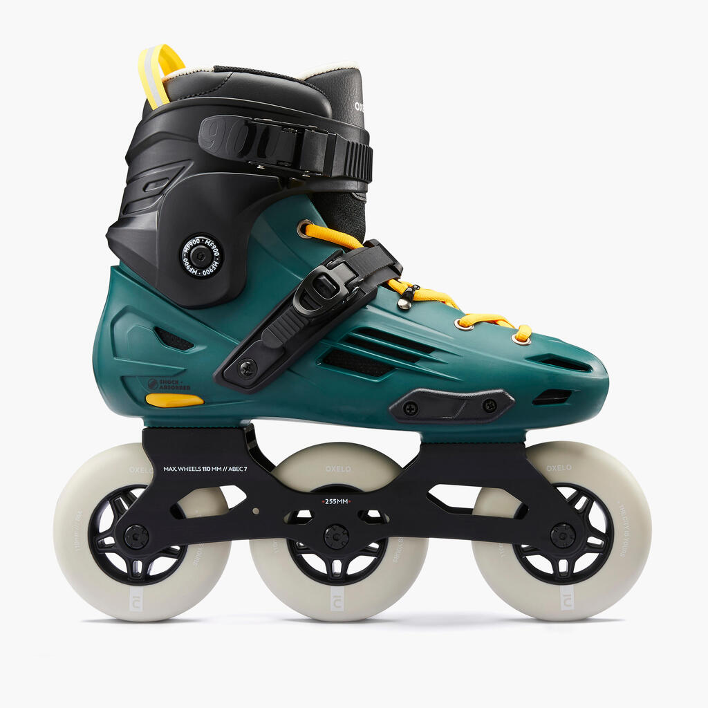 Adult Freeskate Inline Skates MF900 - Urban Green