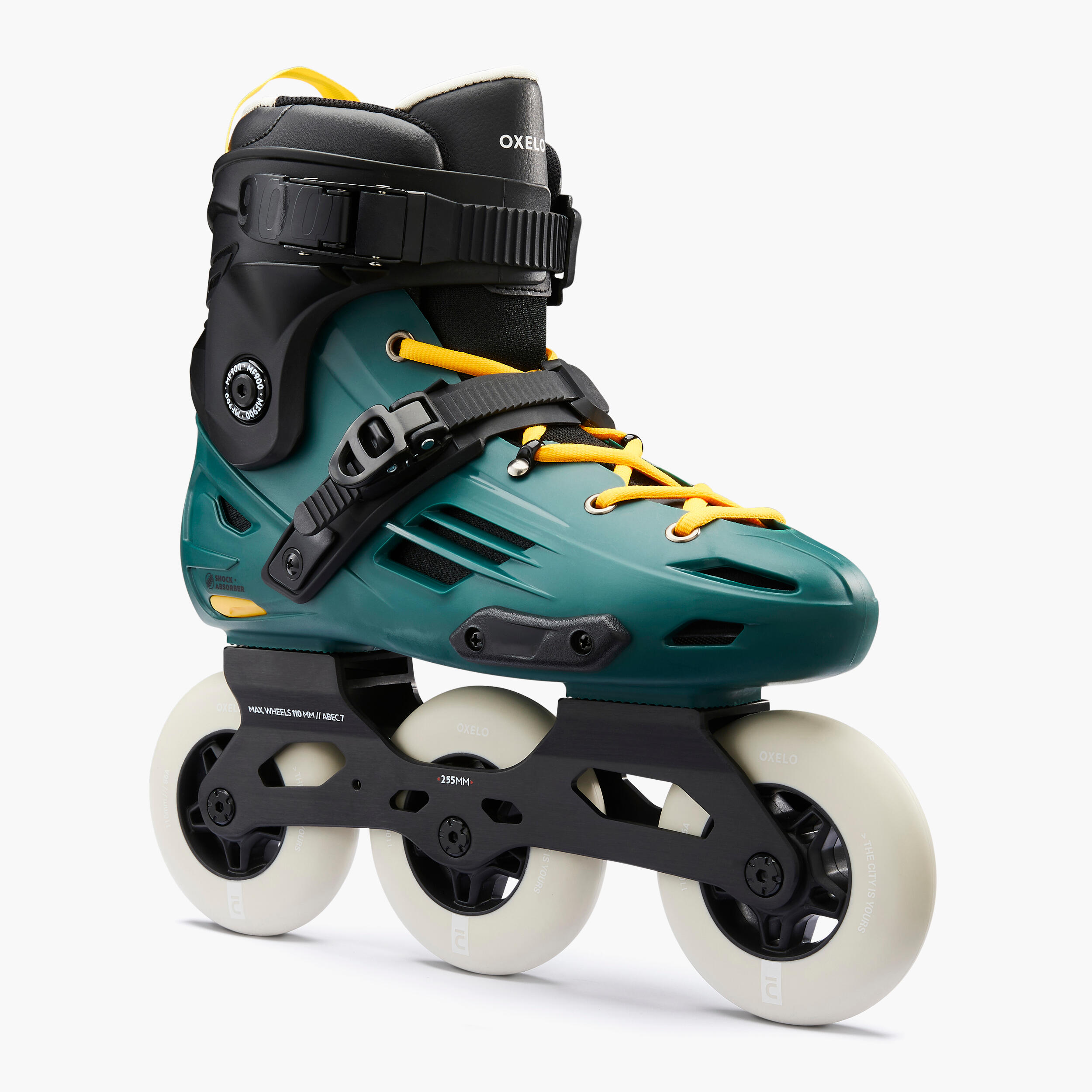 Discoroller Schuhe mit LED Leucht Räder für Kinder/Jungen/Mädchen WING Quad Skate Rollschuhe Skating Outdoor für Damen Herren und Erwachsene