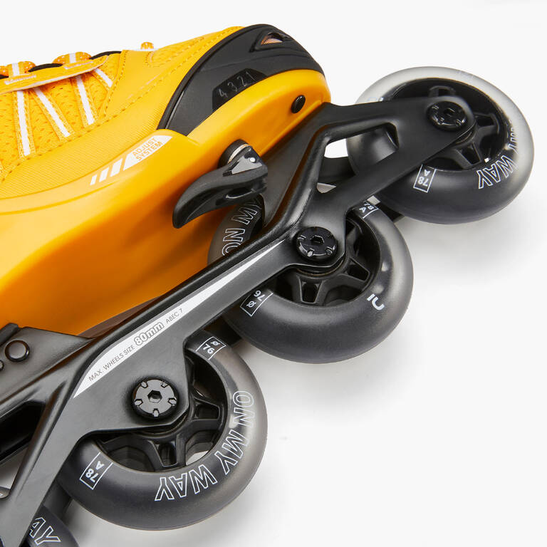 Kids' Inline Fitness Skates Fit 5 Jr - Yellow