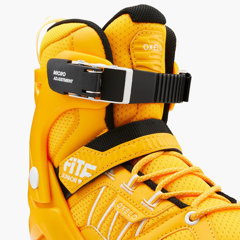 Fitness skates voor kinderen Fit 5 geel