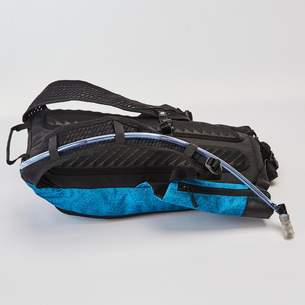 Mountain Bike Hydration Backpack Explore 7L/2L Water - Turquoise Blue