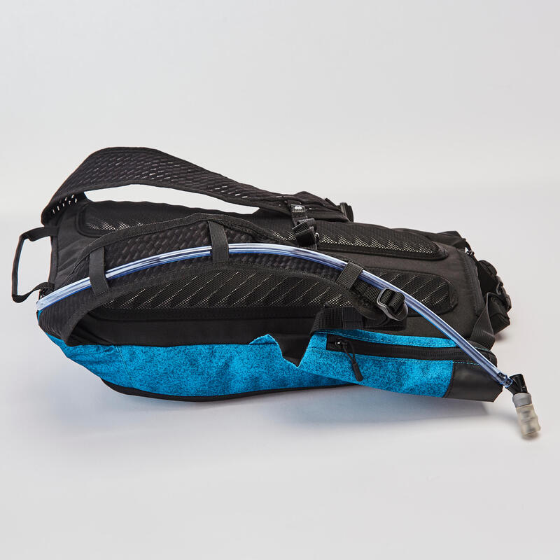 Mochila hidratación bicicleta MTB 7L/2L agua Rockrider Explore azul turquesa