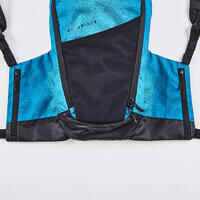 Mountain Bike Hydration Backpack Explore 7L/2L Water - Turquoise Blue