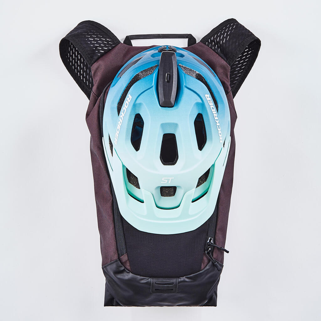 Mountain Bike Hydration Backpack Explore 7L/2L Water - Plum