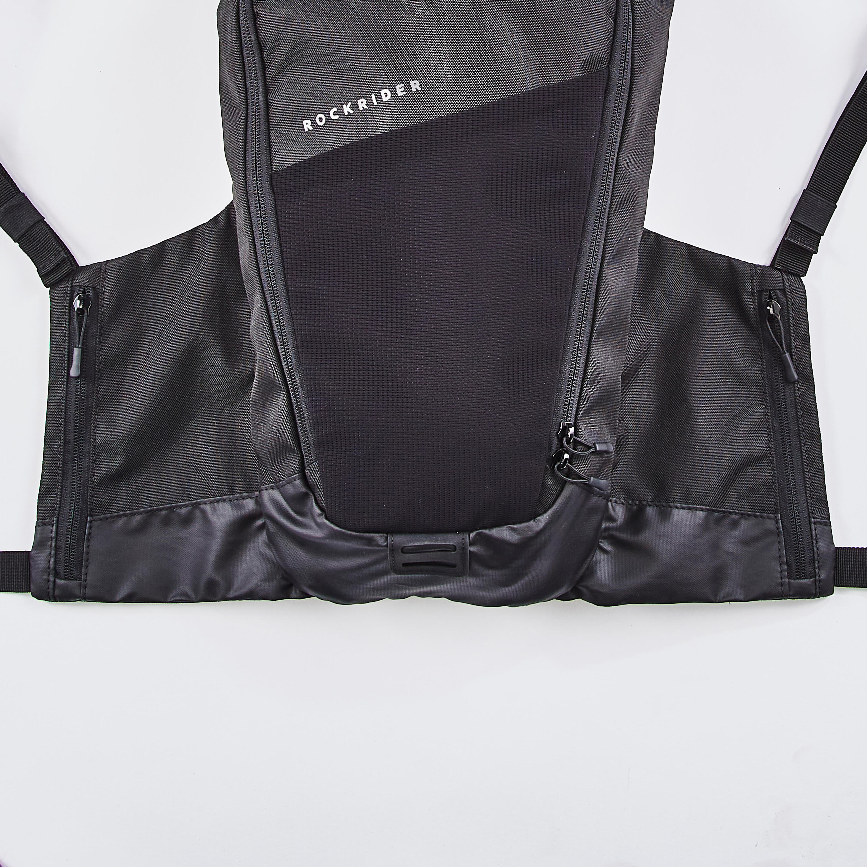 Trinkrucksack MTB Explore 7 l/2 l Wasser schwarz  17/40