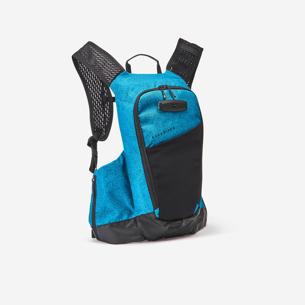 Mountain Bike Hydration Backpack Explore 7L/2L Water - Turquoise Blue