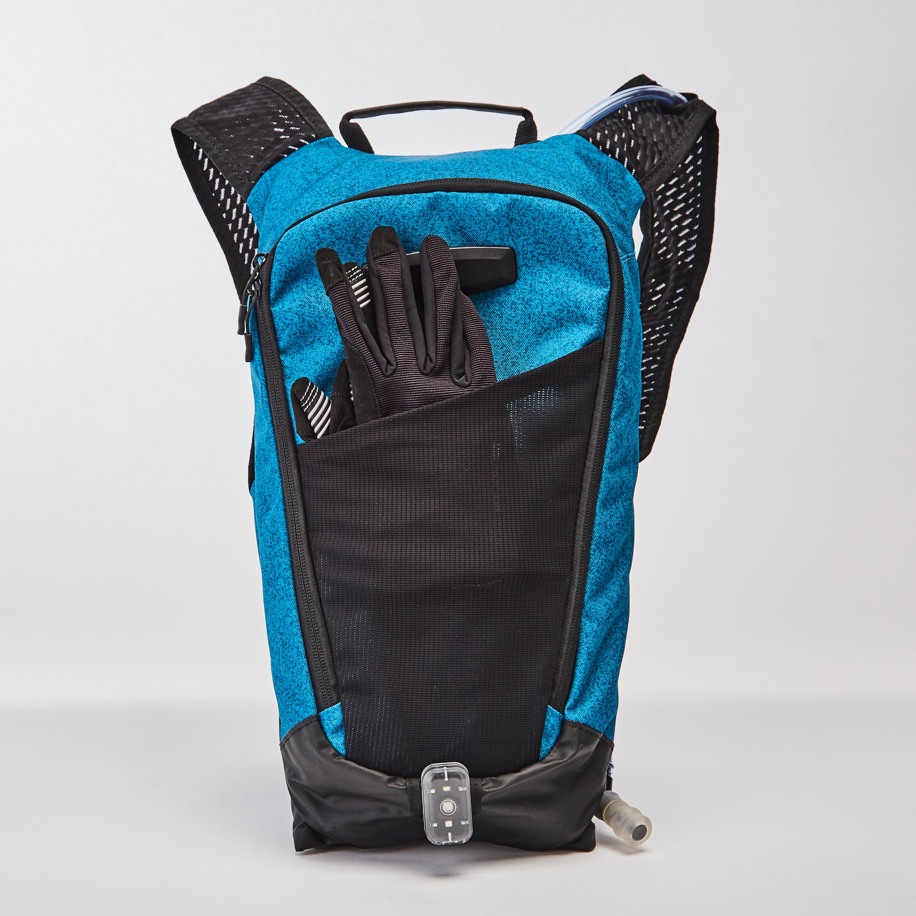 Mountain Bike Hydration Backpack Explore 7L/2L Water - Turquoise Blue 13/18