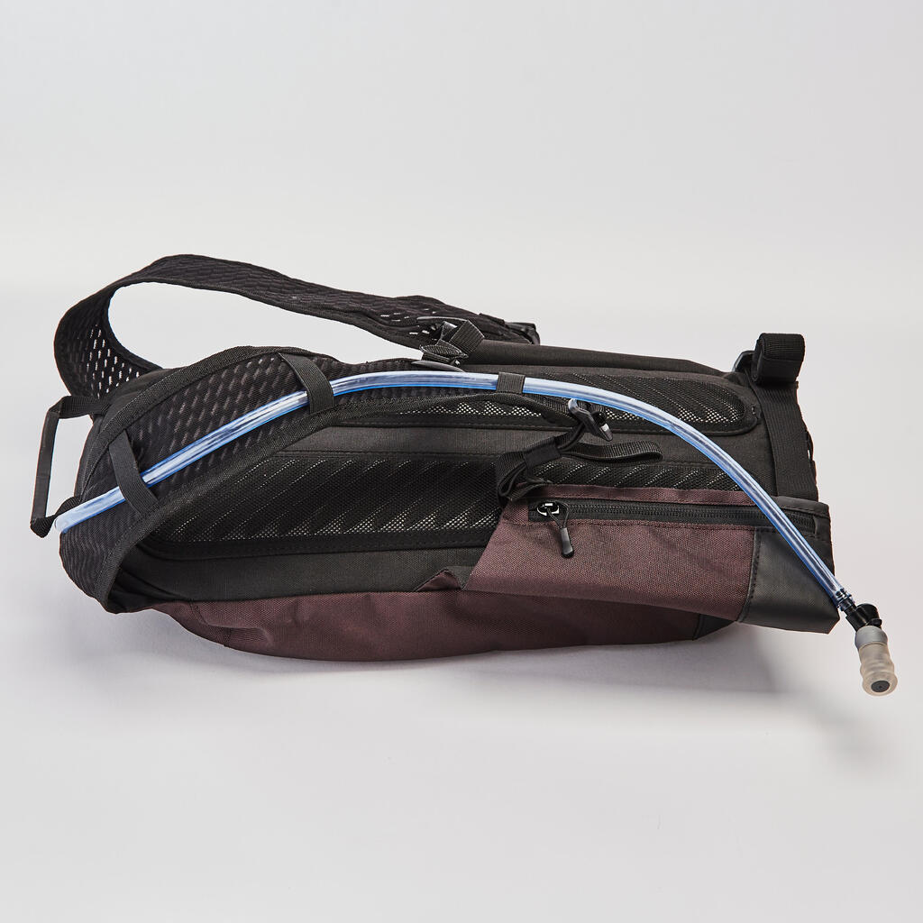 Mountain Bike Hydration Backpack Explore 7L/2L Water - Plum