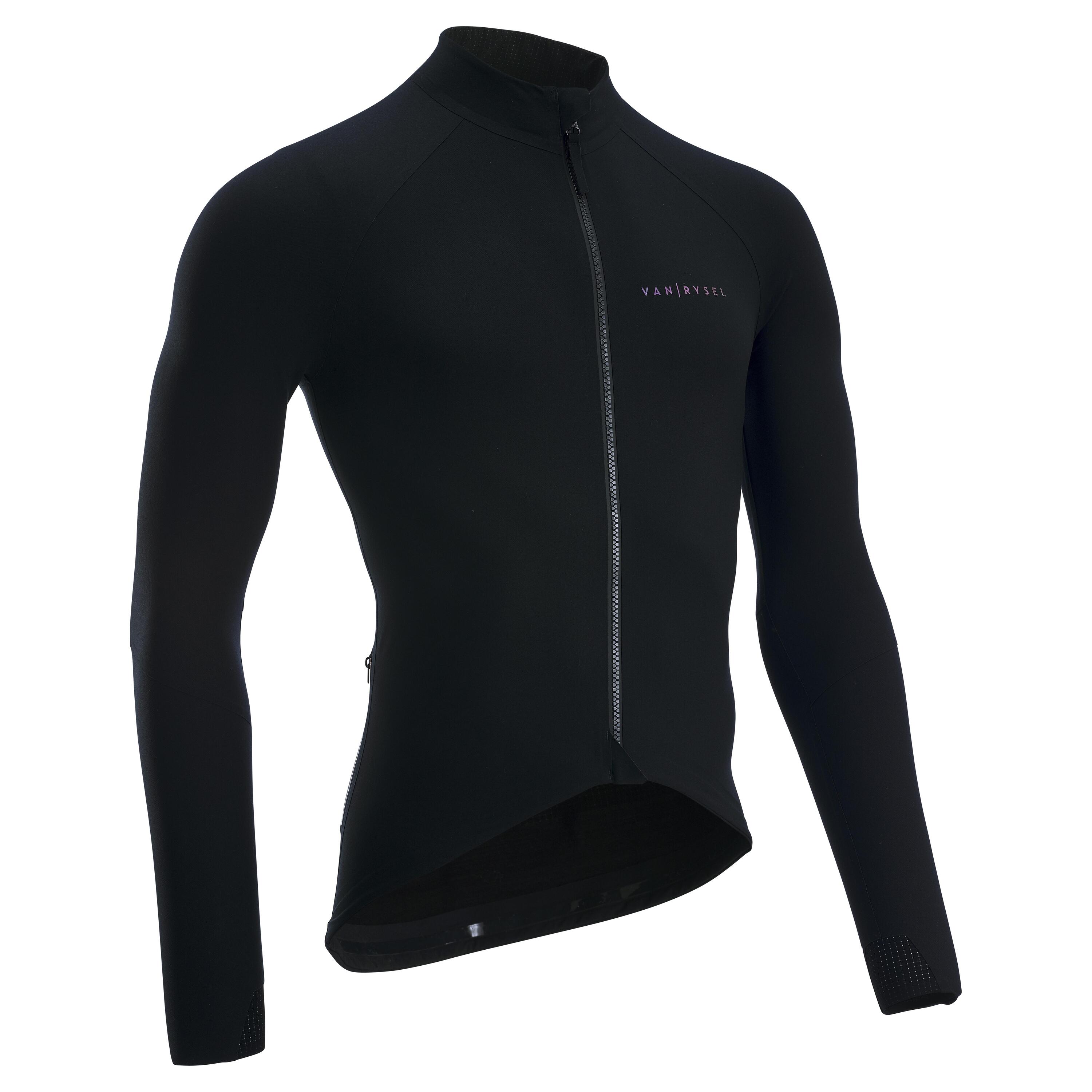 VAN RYSEL Road Cycling Pro Jacket Racer Lumière Noire