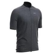 CAMISOLA DE MANGA CURTA VERÃO CICLISMO ESTRADA HOMEM - RC100 PRETO