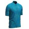 Radtrikot kurzarm Rennrad Sommer RC100 Herren türkis 