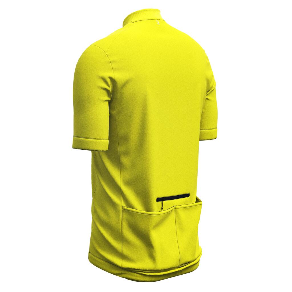 Radtrikot kurzarm Rennrad Sommer Herren RC 100 blau 