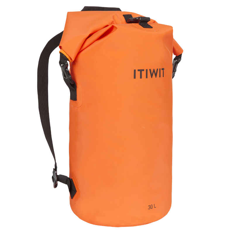 Wasserfeste Tasche Seesack 30 L orange