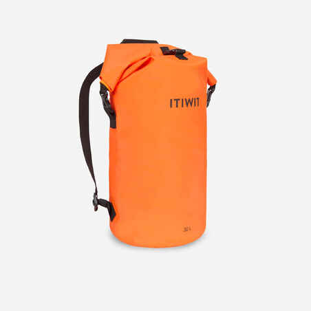 Waterproof bag IPX6 30 L orange