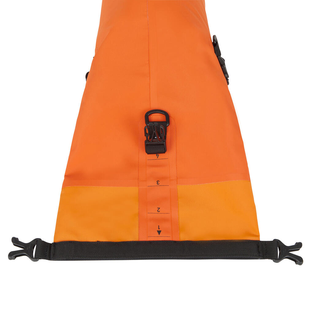 Bolsa impermeable estanca petate naranja de 10 L