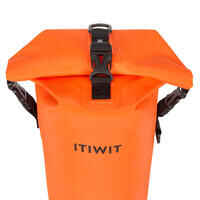 حقيبة جافة مقاومة للماء 10 لتر - برتقالي