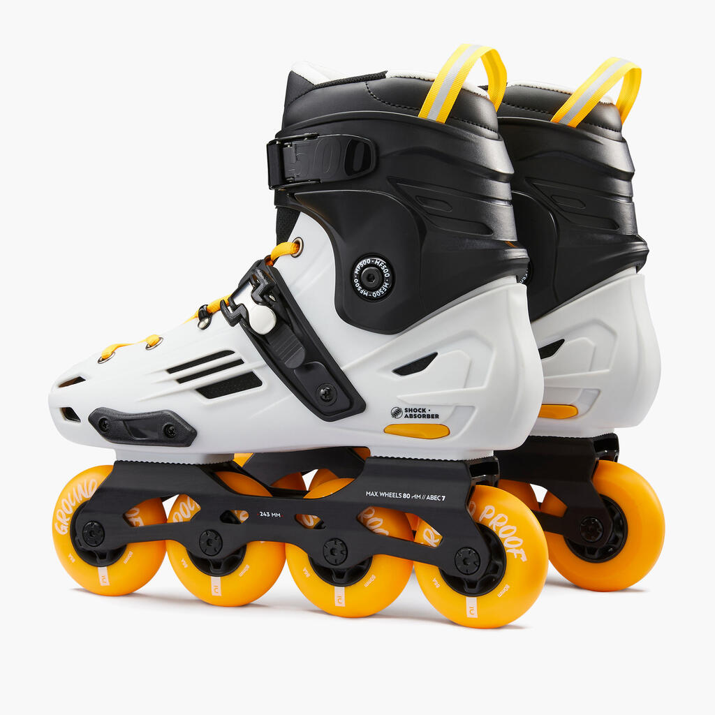 Inline Skates Inliner Freeride MF500 Greylo Erwachsene 